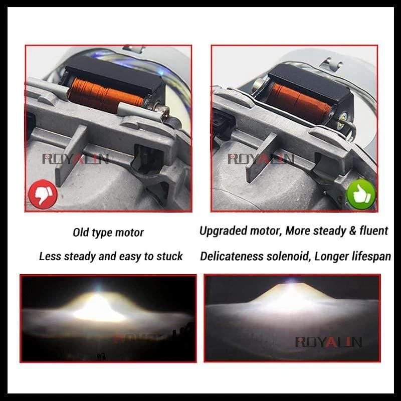 Metall Hella 3R G5 Bi Xenon Scheinwerfer Objektiv D2S Lichter Projektor Universal Auto Lampe D1S D2H D3S D4S Lampen motoren Nachrüstung
