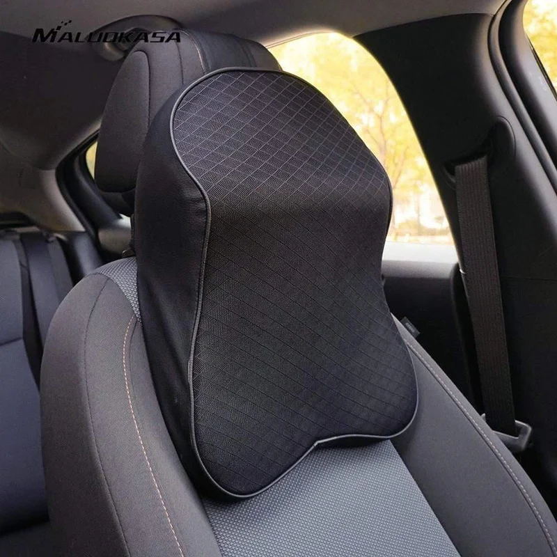 Auto Hals Kissen 3D Memory Foam Kopfstütze Einstellbare Auto Kopfstütze Kissen Reise Hals Kissen Unterstützung Halter Sitz kissen