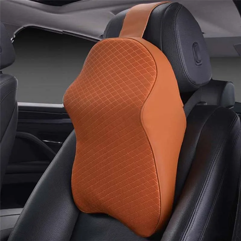 Auto Hals Kissen 3D Memory Foam Kopfstütze Einstellbare Auto Kopfstütze Kissen Reise Hals Kissen Unterstützung Halter Sitz kissen