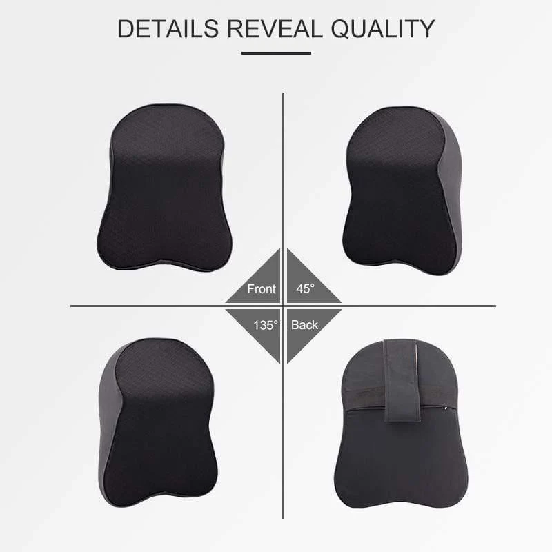 Auto Hals Kissen 3D Memory Foam Kopfstütze Einstellbare Auto Kopfstütze Kissen Reise Hals Kissen Unterstützung Halter Sitz kissen