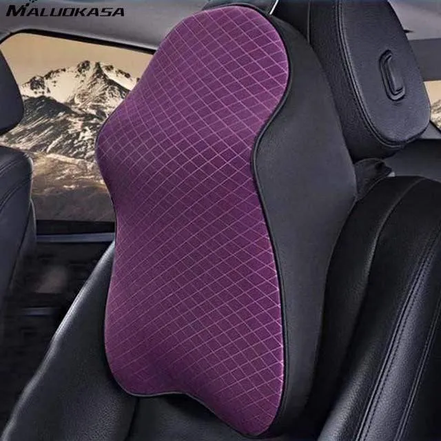 Auto Hals Kissen 3D Memory Foam Kopfstütze Einstellbare Auto Kopfstütze Kissen Reise Hals Kissen Unterstützung Halter Sitz kissen