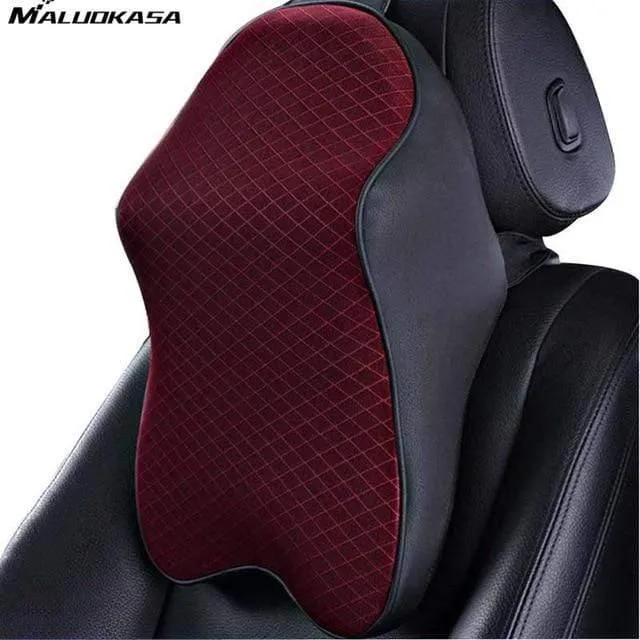 Auto Hals Kissen 3D Memory Foam Kopfstütze Einstellbare Auto Kopfstütze Kissen Reise Hals Kissen Unterstützung Halter Sitz kissen