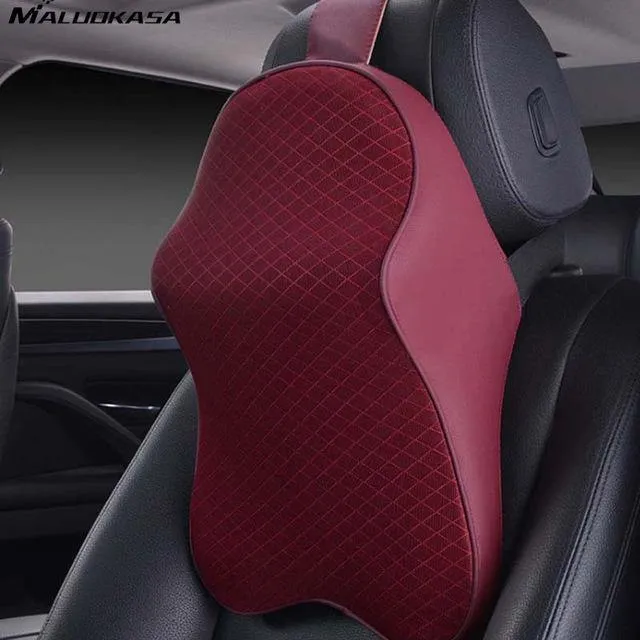 Auto Hals Kissen 3D Memory Foam Kopfstütze Einstellbare Auto Kopfstütze Kissen Reise Hals Kissen Unterstützung Halter Sitz kissen