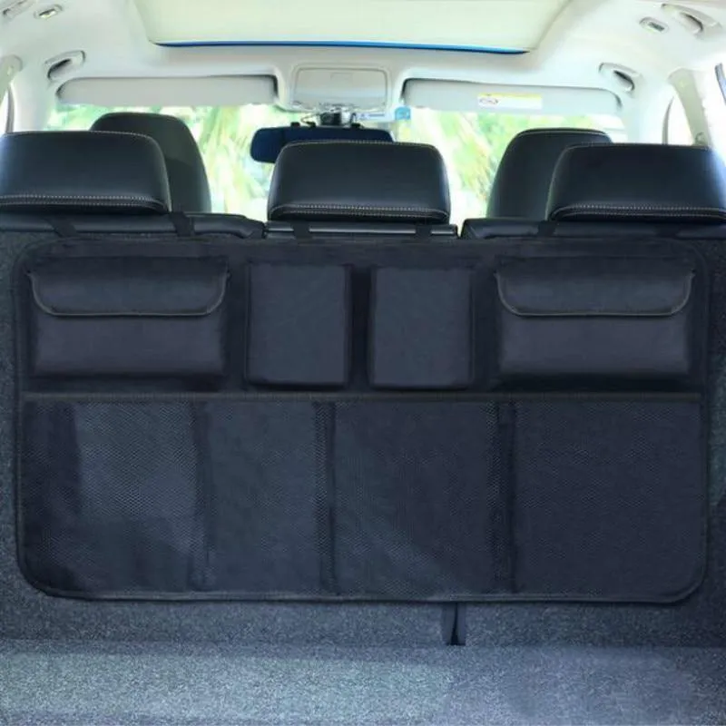 Kofferraum Organizer Verstellbarer Rücksitz Aufbewahrungstasche Net High Capacity Mehrzweck Oxford Automobile Seat Back Organizers Universal