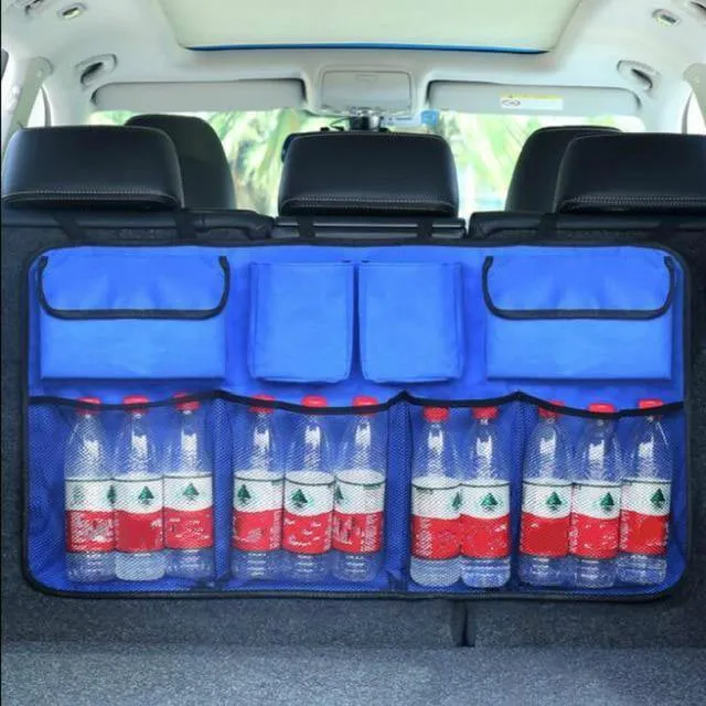 Kofferraum Organizer Verstellbarer Rücksitz Aufbewahrungstasche Net High Capacity Mehrzweck Oxford Automobile Seat Back Organizers Universal