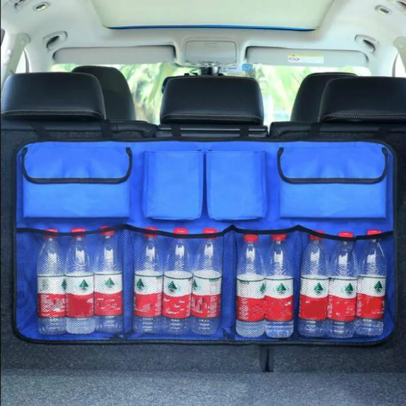 Kofferraum Organizer Verstellbarer Rücksitz Aufbewahrungstasche Net High Capacity Mehrzweck Oxford Automobile Seat Back Organizers Universal