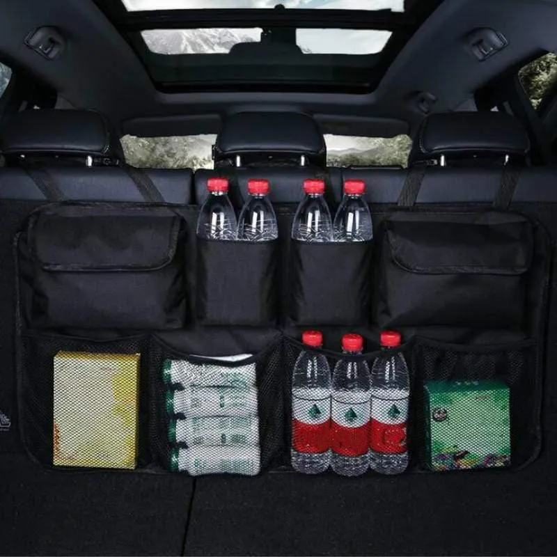 Kofferraum Organizer Verstellbarer Rücksitz Aufbewahrungstasche Net High Capacity Mehrzweck Oxford Automobile Seat Back Organizers Universal
