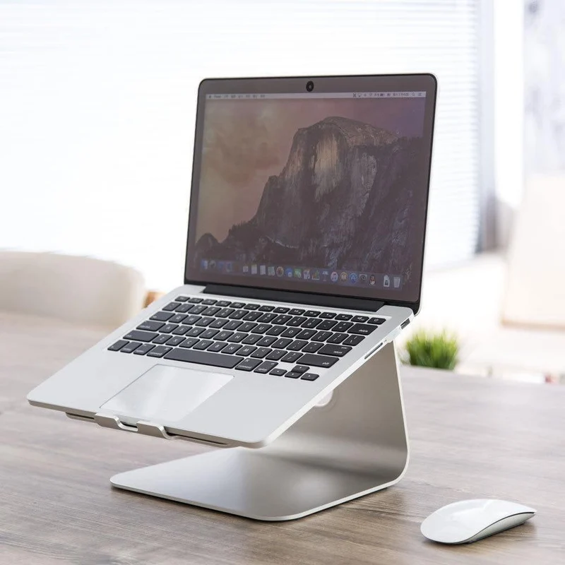 Laptop-Kühlerhalter aus Aluminiumlegierung Verbessert die Desktop-Ergonomie die Notebook-Unterstützung für den MacBook Air Pro-Ständer