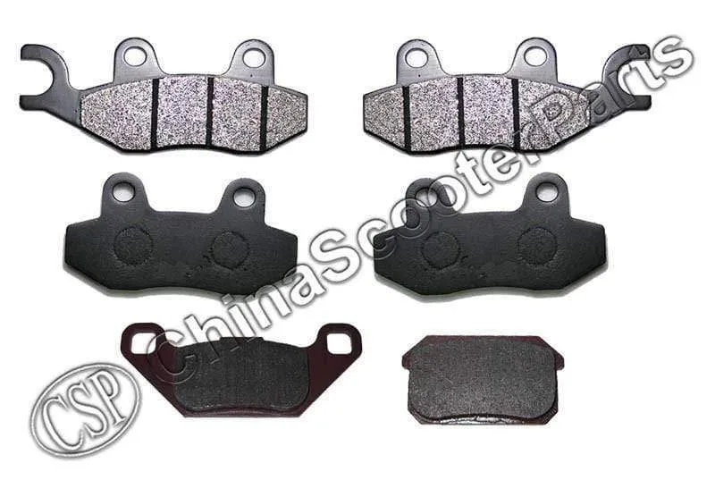3 paar Semi metallic Vorne Hinten Bremsbelag Für KAZUMA STELS 500GT 500CC ATV UTV