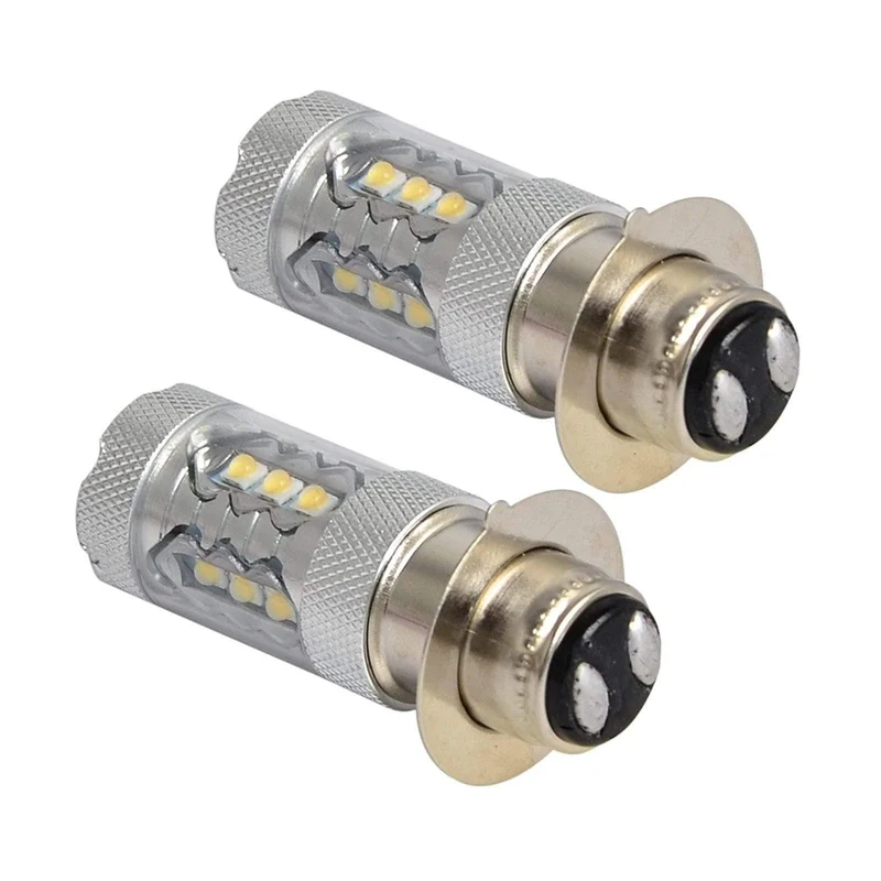 2PCS 80W Super White LED Scheinwerferlampen Upgrade Für Yamaha ATVS YFM350 400 450 660 Raptor Blaster 700 Banshee 200 ATV Luces