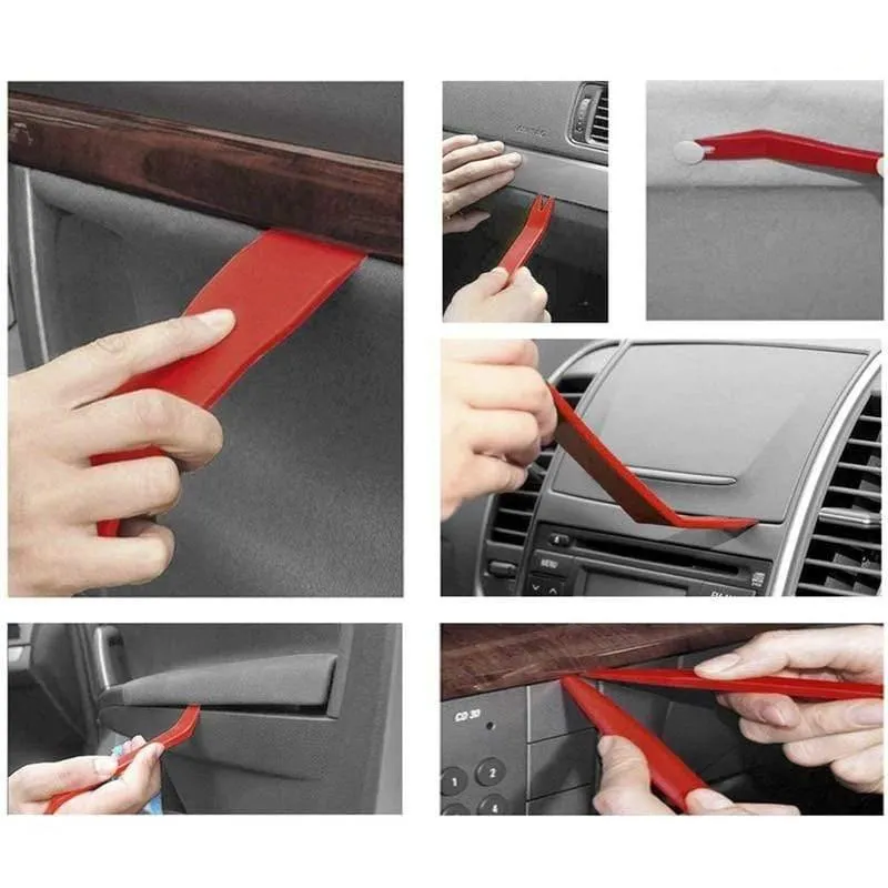 Auto-Befestigungsclip mit Handwerkzeugen Türverkleidung Auto-Stoßstangenniethalter Push-Motorabdeckungsclips Auto-Innenausstattung