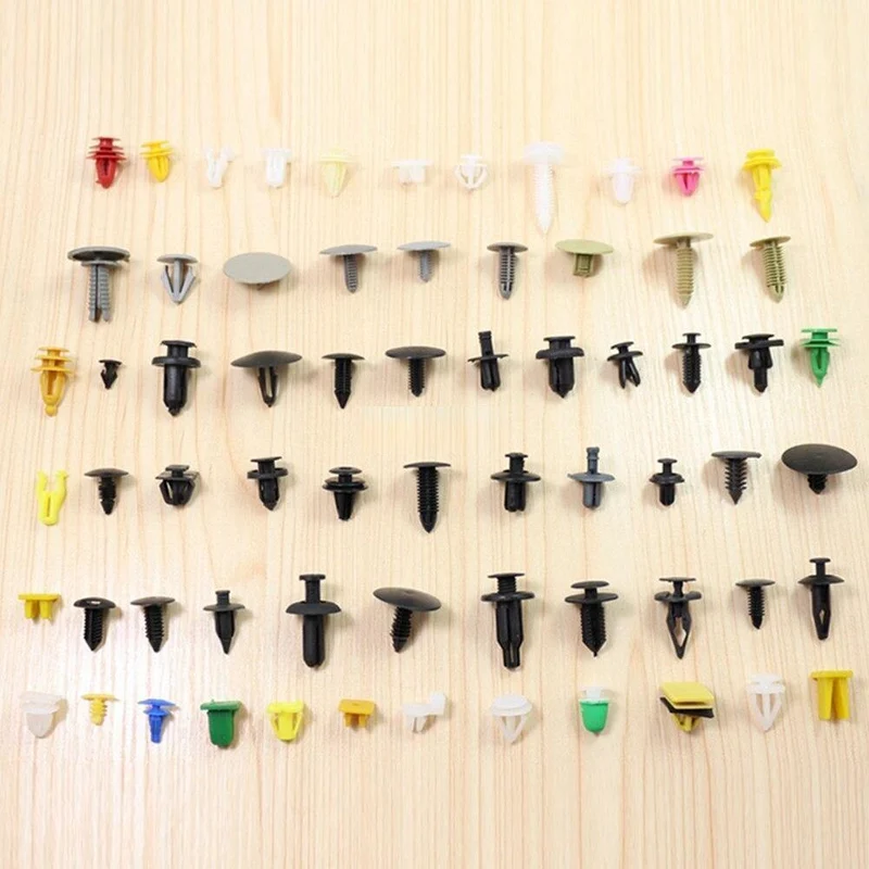 1000PCS Installieren Werkzeuge Auto Schnallen Mixed Auto Fastener Auto Tür Stoßstange Kotflügel Niet Retainer Clips Zubehör