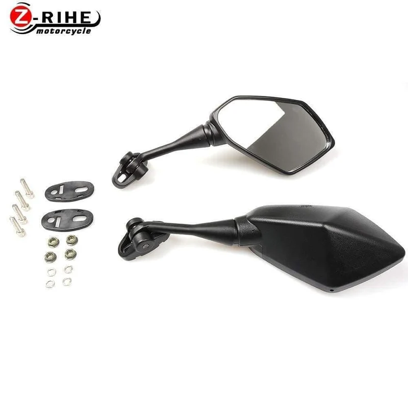 1 Paar Motorrad Rückspiegel Motorrad Spiegel für Yamaha Fazer 600 FZ6S FZ6N FJ-09 FJR 1300 / ES TDM 900 FZ1 FZ6 FZ-07 FZ8