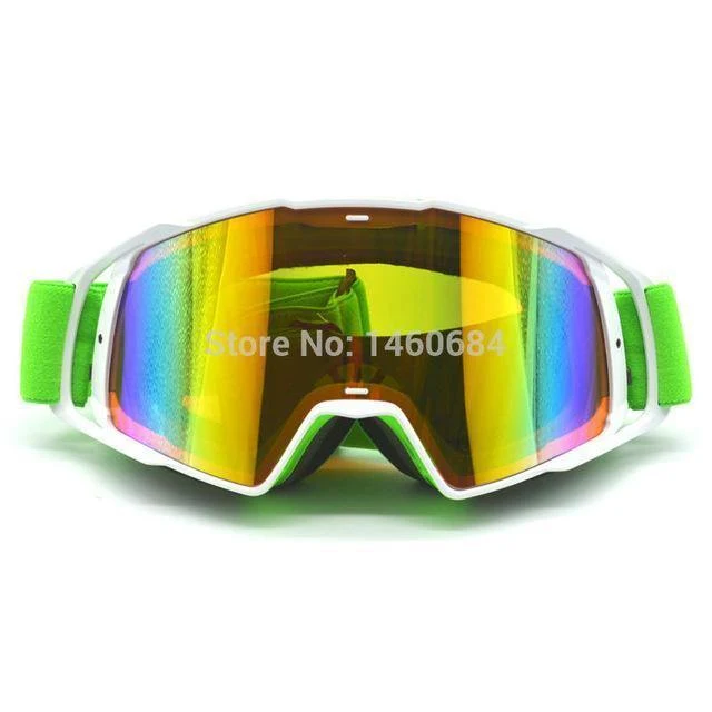 Brille getönt UV-Streifen Motorradbrille Motocross Bike Cross Country Flexible Brille Schnee Ski Lunette