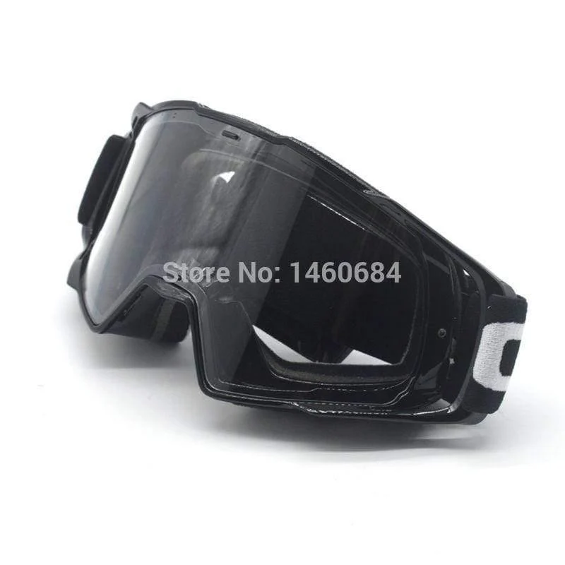 Brille getönt UV-Streifen Motorradbrille Motocross Bike Cross Country Flexible Brille Schnee Ski Lunette