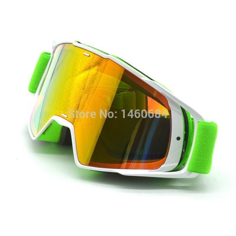 Brille getönt UV-Streifen Motorradbrille Motocross Bike Cross Country Flexible Brille Schnee Ski Lunette