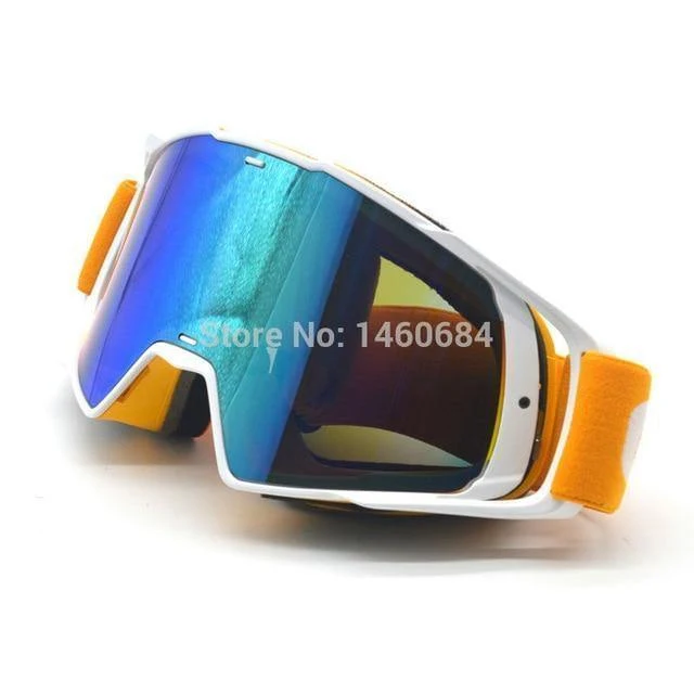 Brille getönt UV-Streifen Motorradbrille Motocross Bike Cross Country Flexible Brille Schnee Ski Lunette