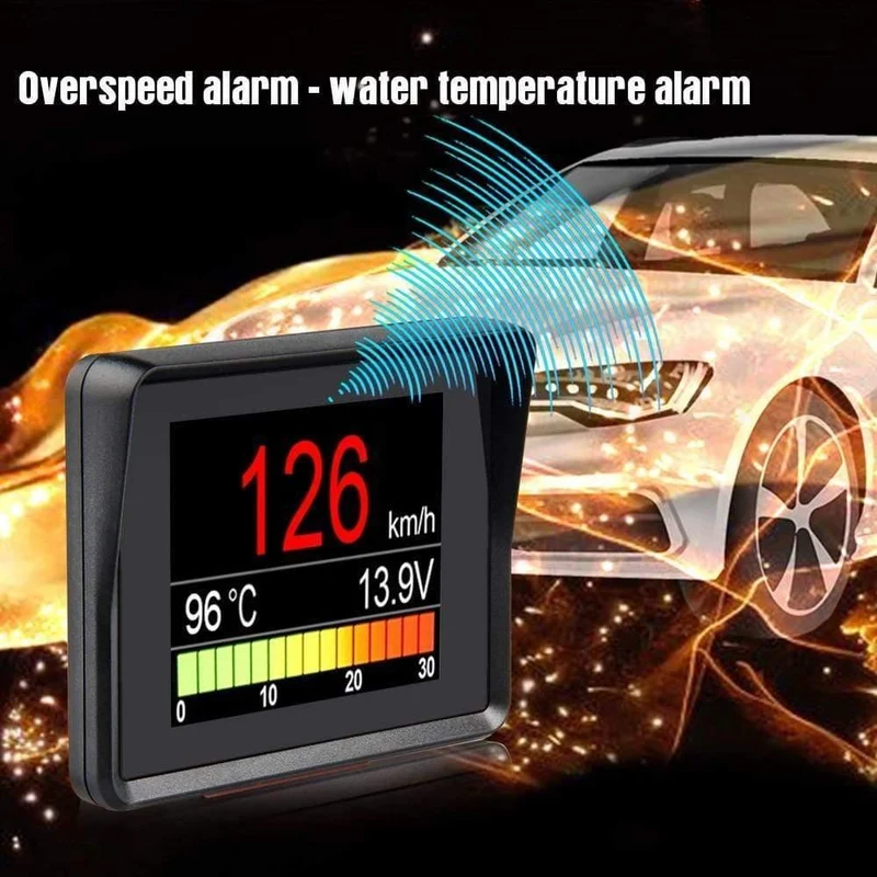 A203 OBD Tachometer Kraftstoff Computer Display Verbrauchsanzeige Temperaturanzeige Automobil Bordcomputer Auto Digital OBD2