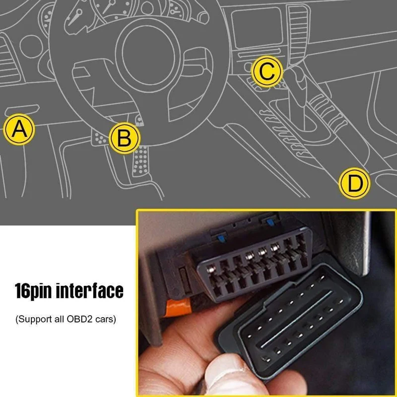 A203 OBD Tachometer Kraftstoff Computer Display Verbrauchsanzeige Temperaturanzeige Automobil Bordcomputer Auto Digital OBD2