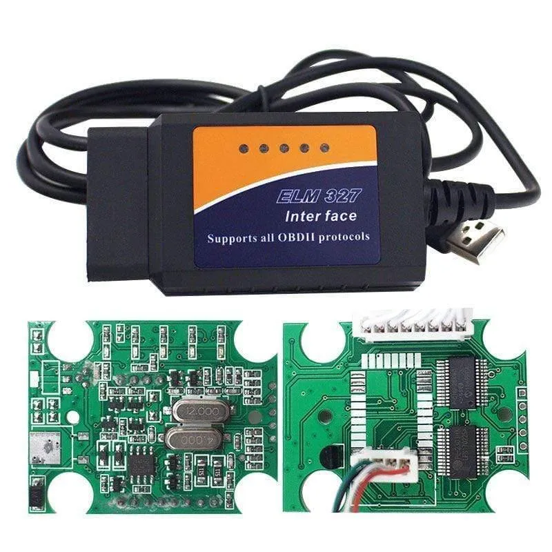 ELM327 USB V1.5 OBD2-Diagnosekabel mit PIC18F25K80-Chip ELM 327-Hardware 1.5 OBD II-Scanner ELM 327 USB 25K80