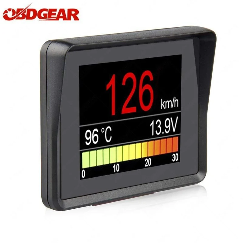 Auto Bordcomputer A203 Auto Digital OBD Computer Display Tachometer Kraftstoffverbrauchsanzeige Temperaturanzeige OBD2