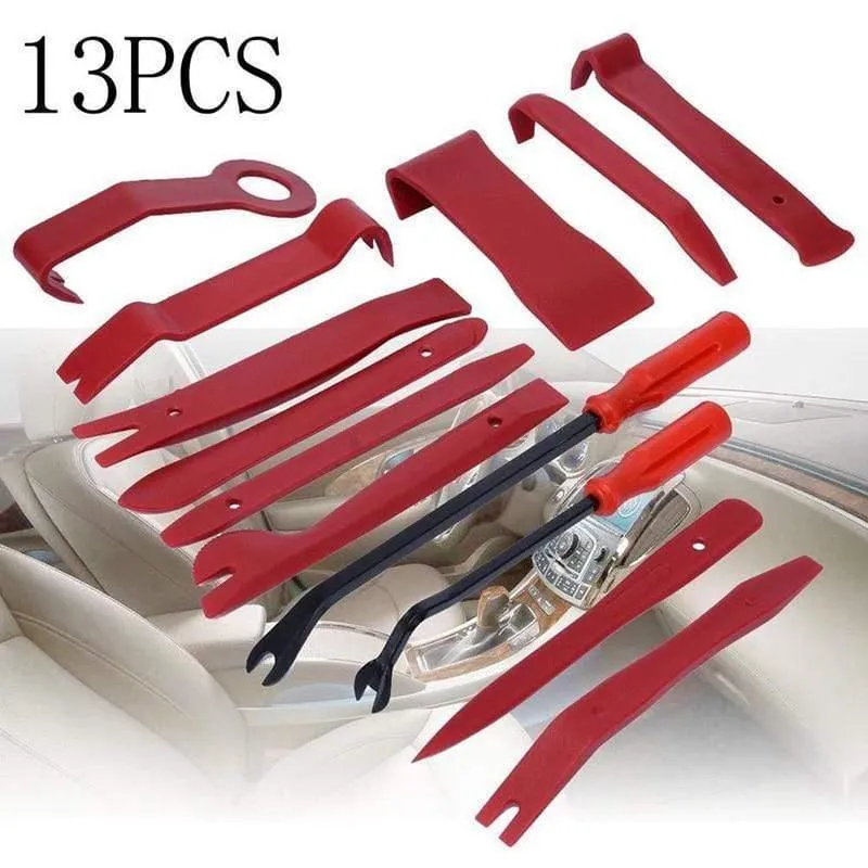 13Pcs Auto Audio Maintenance Kit Auto Trim Reparatur Panel Remover Stemmeisen Auto Dash Radio Türverkleidung Clip Handwerkzeuge Set