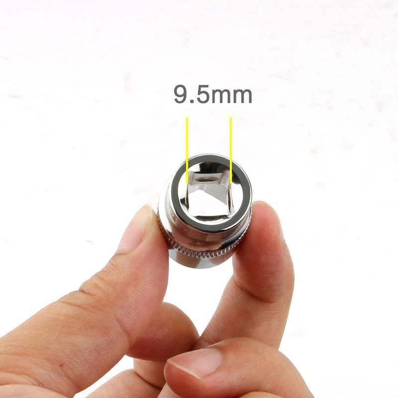 14Pcs 3 / 8 "Steckschlüsselsatz 6 7 8 9 10 11 12 13 14 15mm Steckschlüssel-Satz 16-Steckschlüssel-Satz