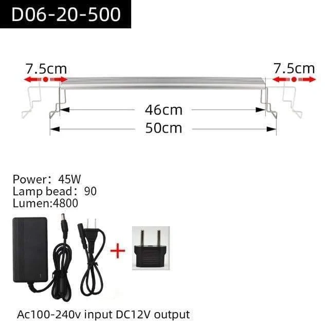 Aquarium Pflanze wachsen LED-Licht Eine Serie Mini Nano kurze Aquarium Wasserpflanze Aquarium Metall Halterung Sonnenaufgang Sonnenuntergang