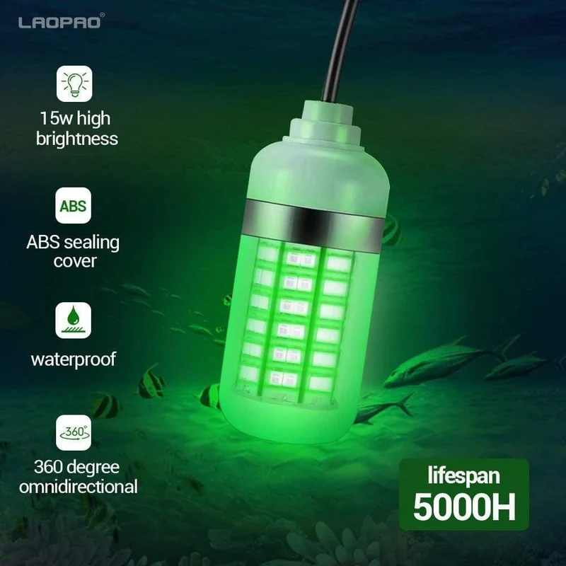 12V LED Fischen-Licht 108pcs 2835 wasserdichte Köder-Fisch-Sucher-Lampe Ip68 zieht Garnelen-Tintenfisch-Krill 4 Farben Unterwasserlicht an
