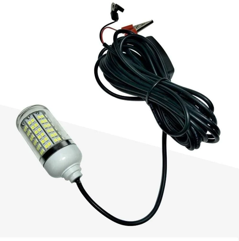 12V LED Fischen-Licht 108pcs 2835 wasserdichte Köder-Fisch-Sucher-Lampe Ip68 zieht Garnelen-Tintenfisch-Krill 4 Farben Unterwasserlicht an