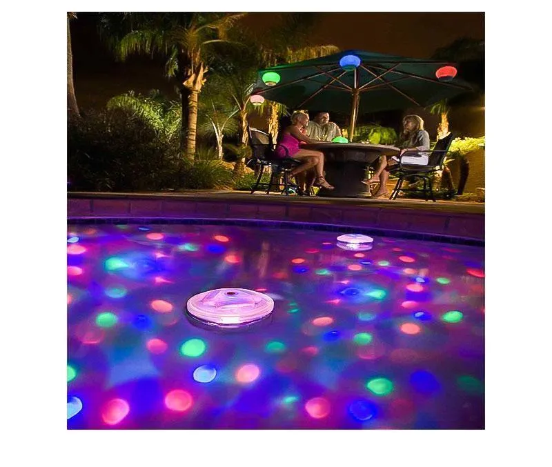 Diamant LED Unterwasser Licht Lampe Flash Schwimmende Lichter Für Party Schwimmbad Baby Badezimmer Brunnen Projektionslicht