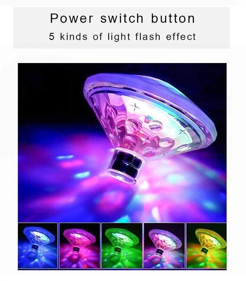 Diamant LED Unterwasser Licht Lampe Flash Schwimmende Lichter Für Party Schwimmbad Baby Badezimmer Brunnen Projektionslicht