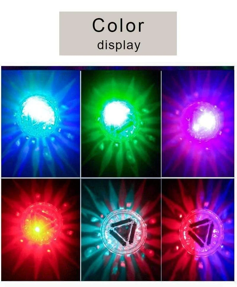 Diamant LED Unterwasser Licht Lampe Flash Schwimmende Lichter Für Party Schwimmbad Baby Badezimmer Brunnen Projektionslicht