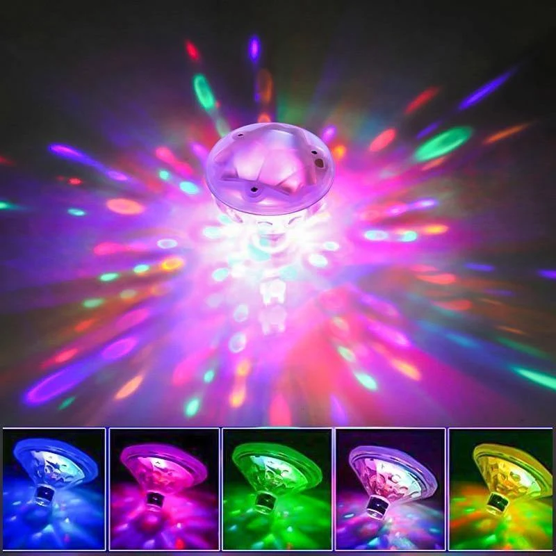 Diamant LED Unterwasser Licht Lampe Flash Schwimmende Lichter Für Party Schwimmbad Baby Badezimmer Brunnen Projektionslicht