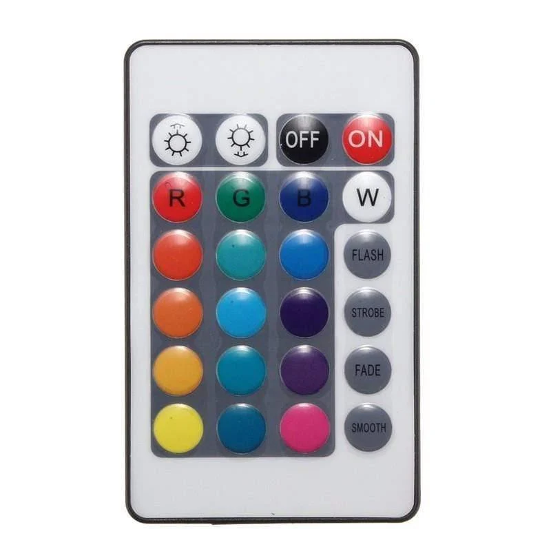 24 Tasten Fernbedienung Aquarium Licht 6.5 Watt 57 CM RGB Unterwasserlicht 5050 SMD Led Bar Licht Tauch AC100-240V