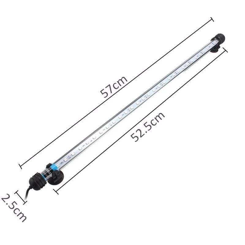 24 Tasten Fernbedienung Aquarium Licht 6.5 Watt 57 CM RGB Unterwasserlicht 5050 SMD Led Bar Licht Tauch AC100-240V