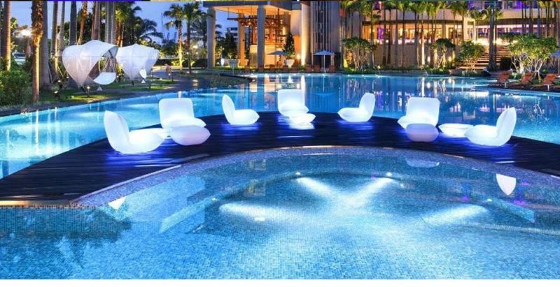 IP68 führte Swimmingpool-Licht Par56 geführtes wasserdichtes Unterwasserlicht 24W 36W RGB + Fernsteuerpult-Teich beleuchtet Wechselstrom DC 12V Piscina