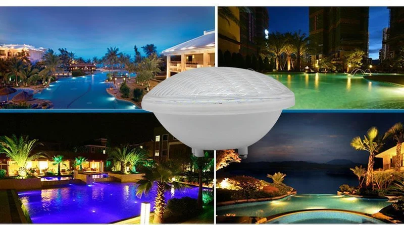 IP68 führte Swimmingpool-Licht Par56 geführtes wasserdichtes Unterwasserlicht 24W 36W RGB + Fernsteuerpult-Teich beleuchtet Wechselstrom DC 12V Piscina