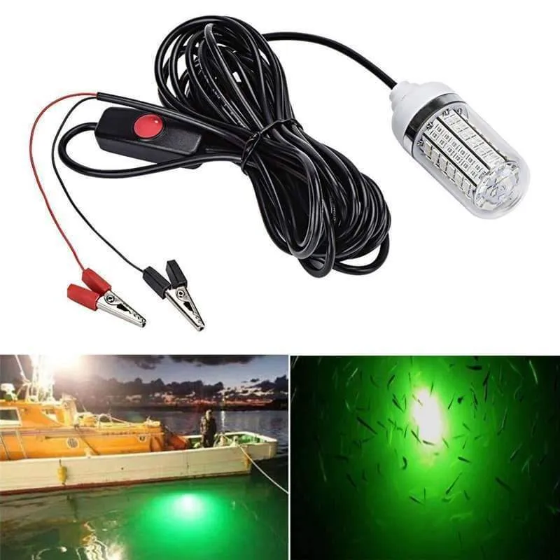 12 V 15 W Angeln Licht 108 Stücke 2835 Led Unterwasser Angeln Licht Lockt Fischfinder Lampe Zieht Garnelen Tintenfisch Krill