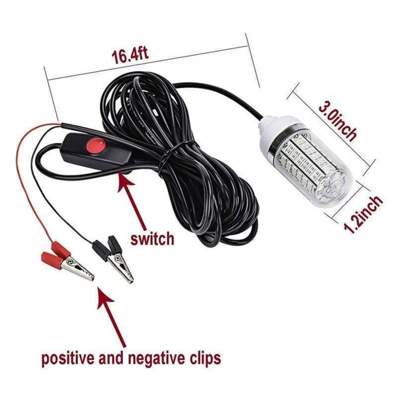 12 V 15 W Angeln Licht 108 Stücke 2835 Led Unterwasser Angeln Licht Lockt Fischfinder Lampe Zieht Garnelen Tintenfisch Krill