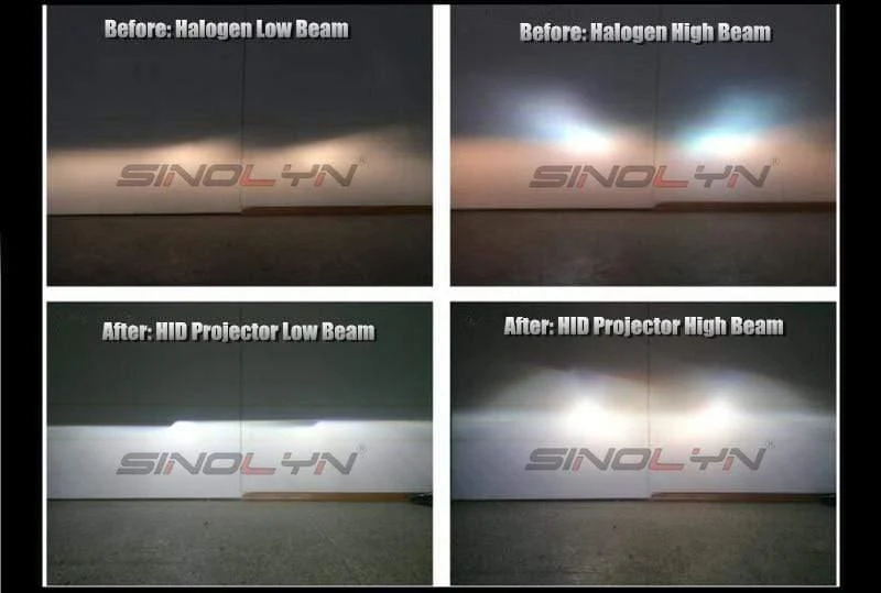 LED-Lauflicht Angel Eyes HID Bi-Xenon-Projektorlinsen für Scheinwerfer H4 H7 Car Retrofit Scheinwerfer Lens Devil Eyes
