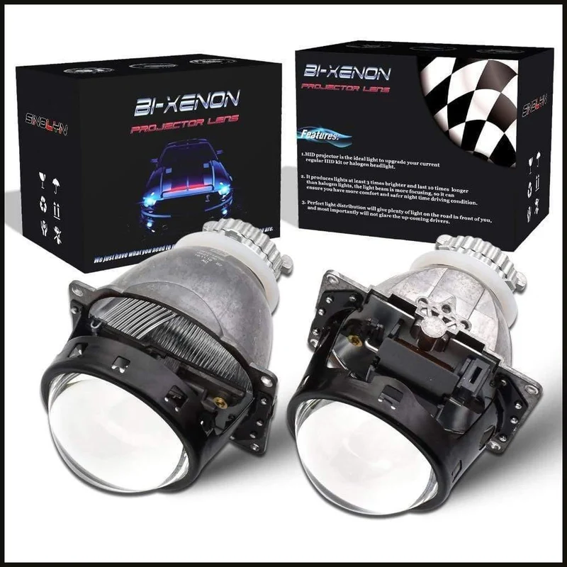 3.0 D2S 4.0 Bi-Xenon-Projektorlinsen Autozubehör für H4-Scheinwerfer Nachrüstautos DIY Heller als Koito Q5