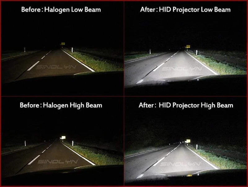 3.0 D2S 4.0 Bi-Xenon-Projektorlinsen Autozubehör für H4-Scheinwerfer Nachrüstautos DIY Heller als Koito Q5