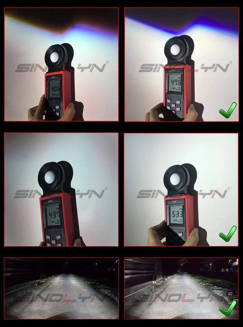 3.0 D2S 4.0 Bi-Xenon-Projektorlinsen Autozubehör für H4-Scheinwerfer Nachrüstautos DIY Heller als Koito Q5