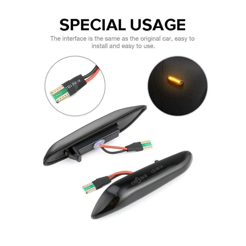 1 Pair Auto Blinker LED Blinker Blinker Lampe Signallampe Seitenmarkierung Für bmw E90 E91 E92 E93 E60 E87 E82