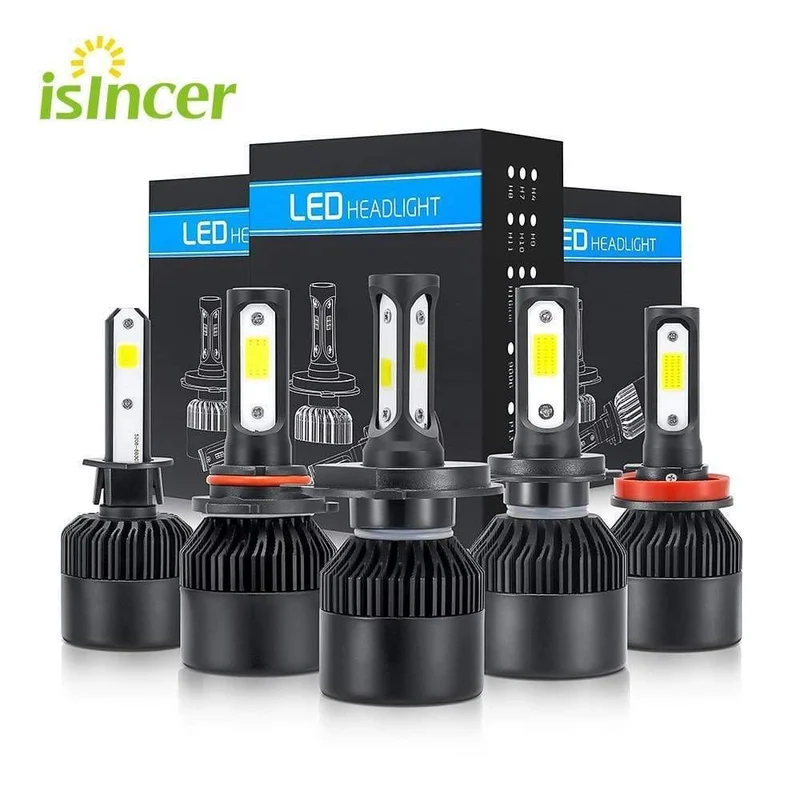 2PCS H4 H7 Autoscheinwerfer 100W 10000LM H11 H1 9006 LED Scheinwerfer Kit Abblendlicht 6500K für LED 12V 24V Autolampen
