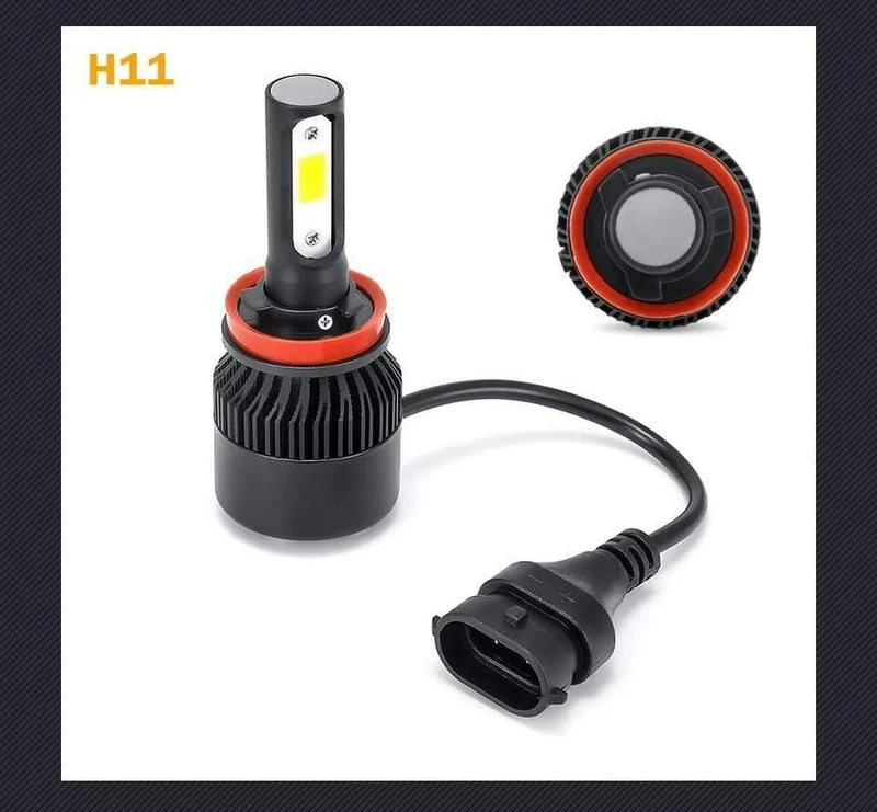 2PCS H4 H7 Autoscheinwerfer 100W 10000LM H11 H1 9006 LED Scheinwerfer Kit Abblendlicht 6500K für LED 12V 24V Autolampen