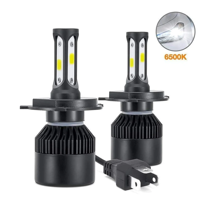 2PCS H4 H7 Autoscheinwerfer 100W 10000LM H11 H1 9006 LED Scheinwerfer Kit Abblendlicht 6500K für LED 12V 24V Autolampen