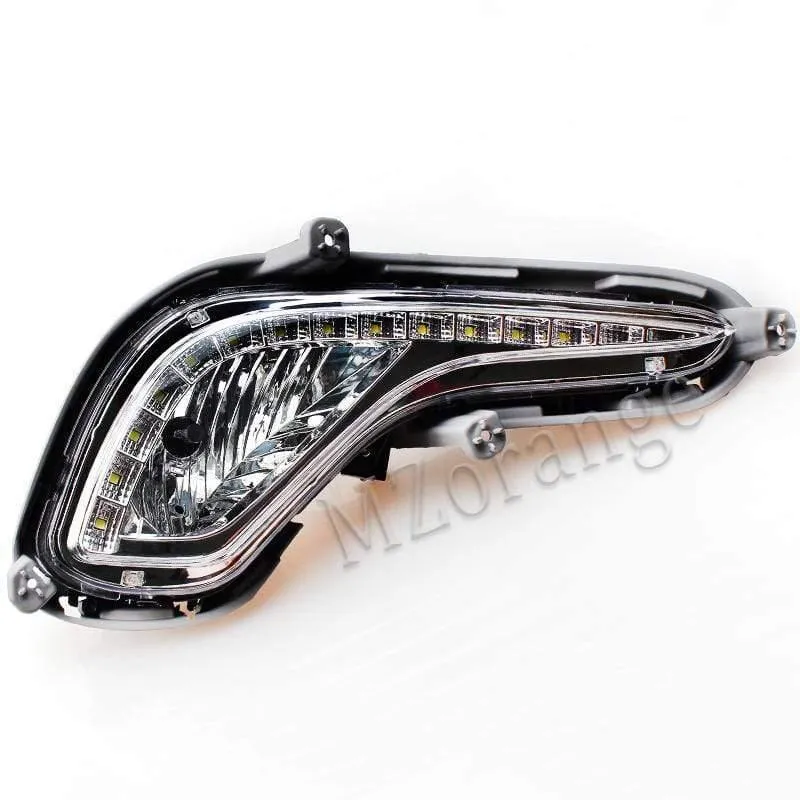 Auto Externe Lichtquelle Fit Für Hyundai Accent Solaris Verna 2010-2013 Tagfahrlicht Nebelscheinwerfer Signal DRL Xenon Lampe