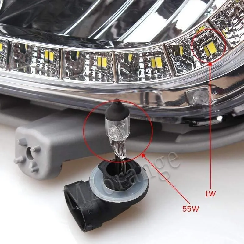 Auto Externe Lichtquelle Fit Für Hyundai Accent Solaris Verna 2010-2013 Tagfahrlicht Nebelscheinwerfer Signal DRL Xenon Lampe